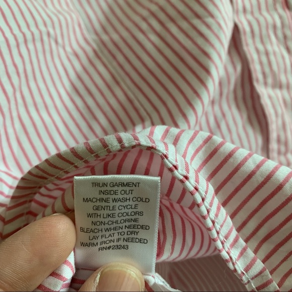 New York and Company Striped Button-up in Size XS - Picture 10 of 13